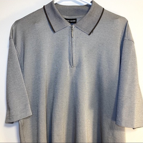 Pierre Cardin Gray Short Sleeved Polo - Picture 1 of 7